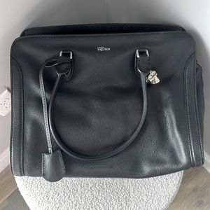 Alexander McQueen black satchel